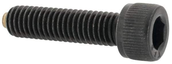 Made in USA - #10-32 UNF Hex Socket Drive, Socket Cap Screw - Alloy Steel, Black Oxide Finish, Fully Threaded, 3/4" Length Under Head - Industrial Tool & Supply