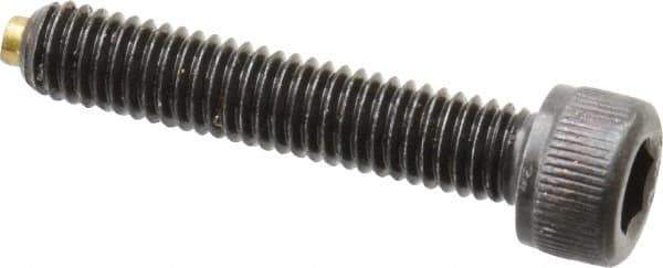 Made in USA - #10-32 UNF Hex Socket Drive, Socket Cap Screw - Alloy Steel, Black Oxide Finish, Fully Threaded, 1" Length Under Head - Industrial Tool & Supply