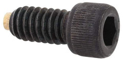 Made in USA - 1/4-20 UNC Hex Socket Drive, Socket Cap Screw - Alloy Steel, Black Oxide Finish, Fully Threaded, 1/2" Length Under Head - Industrial Tool & Supply