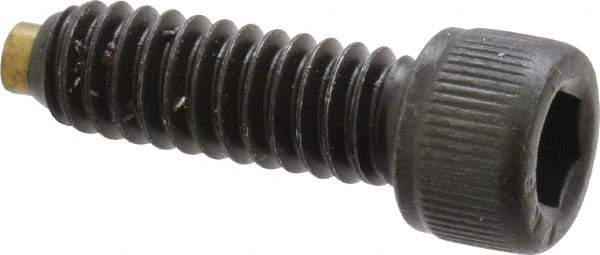 Made in USA - 1/4-20 UNC Hex Socket Drive, Socket Cap Screw - Alloy Steel, Black Oxide Finish, Fully Threaded, 3/4" Length Under Head - Industrial Tool & Supply