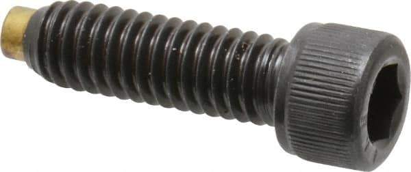 Made in USA - 5/16-18 UNC Hex Socket Drive, Socket Cap Screw - Alloy Steel, Black Oxide Finish, Fully Threaded, 1" Length Under Head - Industrial Tool & Supply