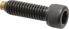 Made in USA - 5/16-18 UNC Hex Socket Drive, Socket Cap Screw - Alloy Steel, Black Oxide Finish, Fully Threaded, 1" Length Under Head - Industrial Tool & Supply