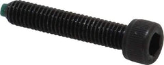 Made in USA - #10-32 UNF Hex Socket Drive, Socket Cap Screw - Alloy Steel, Black Oxide Finish, Fully Threaded, 1" Length Under Head - Industrial Tool & Supply