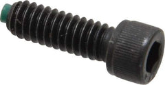Made in USA - 1/4-20 UNC Hex Socket Drive, Socket Cap Screw - Alloy Steel, Black Oxide Finish, Fully Threaded, 3/4" Length Under Head - Industrial Tool & Supply
