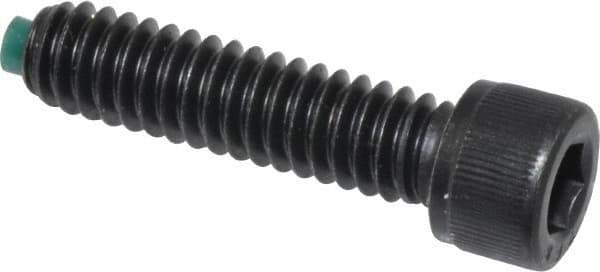 Made in USA - 1/4-20 UNC Hex Socket Drive, Socket Cap Screw - Alloy Steel, Black Oxide Finish, Fully Threaded, 1" Length Under Head - Industrial Tool & Supply