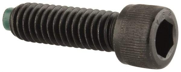 Made in USA - 5/16-18 UNC Hex Socket Drive, Socket Cap Screw - Alloy Steel, Black Oxide Finish, Fully Threaded, 1" Length Under Head - Industrial Tool & Supply
