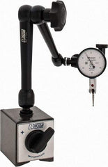 Mitutoyo - 0.0005" Graduation, 0-15-0 Dial Reading, Indicator & Base Kit - 0.0005 Inch Graduation, Includes Standard Magnetic Base, Test Indicator - Industrial Tool & Supply