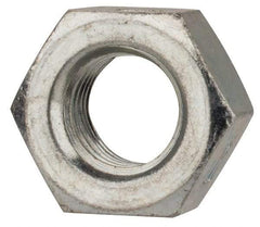 Value Collection - 5/16-24 UNF Grade 2 Two Way Lock Nut with Distorted Thread - 1/2" Width Across Flats, 17/64" High, Zinc-Plated Finish - Industrial Tool & Supply