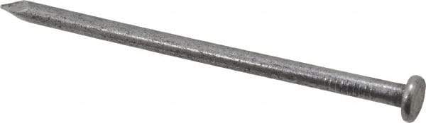 Value Collection - 10D, 9 Gauge, 3" OAL Common Nails - Ring Shank, Grade 2 Steel, Bright Finish - Industrial Tool & Supply