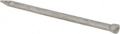 Value Collection - 4D, 15 Gauge, 1-1/2" OAL Finishing Nails - Smooth Shank, Grade 2 Steel, Galvanized Finish - Industrial Tool & Supply