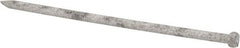 Value Collection - 12D, 12 Gauge, 3-1/4" OAL Finishing Nails - Smooth Shank, Grade 2 Steel, Galvanized Finish - Industrial Tool & Supply