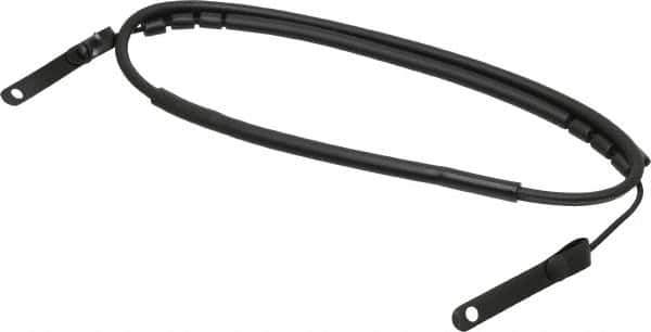 MSA - Neoprene Rubber Hard Hat Goggle Retainer - Black, Compatible with MSA V-Gard - Industrial Tool & Supply