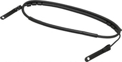 MSA - Neoprene Rubber Hard Hat Goggle Retainer - Black, Compatible with MSA V-Gard - Industrial Tool & Supply