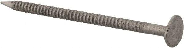 Value Collection - 13 Gauge, 2" OAL Underlayment Nails - Annular Thread Shank, Grade 2 Steel, Uncoated - Industrial Tool & Supply