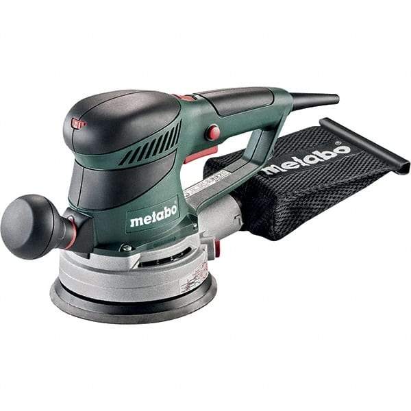 Metabo - 6 Inch Pad, 8,400 to 22,000 OPM, Electric Orbital Sander - Round, Right Angle Sander, 3.4 Amps - Industrial Tool & Supply