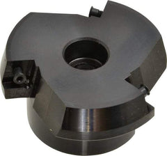Cutting Tool Technologies - 3" Cut Diam, 1" Arbor Hole, 0.45" Max Depth of Cut, 15° Indexable Chamfer & Angle Face Mill - 3 Inserts, CNMA 432 Insert, 3 Flutes, Series SCNM - Industrial Tool & Supply