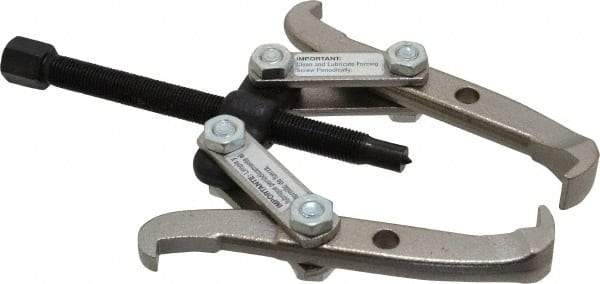 Proto - 4" Spread, 2 Ton Capacity, Gear Puller - 3-1/2" Reach, For Bearings, Gears & Pulleys - Industrial Tool & Supply