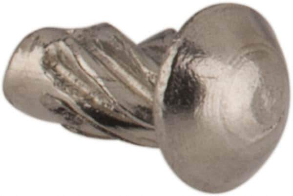 Value Collection - #00 Round Head Sheet Metal Screw - Stainless Steel, 1/8" Length Under Head, ASME B18.6.3 & ASME B18.6.4, Grade 18-8 - Industrial Tool & Supply