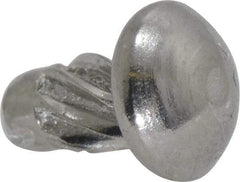 Value Collection - #4 Round Head Sheet Metal Screw - Stainless Steel, 3/16" Length Under Head, ASME B18.6.3 & ASME B18.6.4, Grade 18-8 - Industrial Tool & Supply