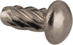 Value Collection - #6 Round Head Sheet Metal Screw - Stainless Steel, 5/16" Length Under Head, ASME B18.6.3 & ASME B18.6.4, Grade 18-8 - Industrial Tool & Supply