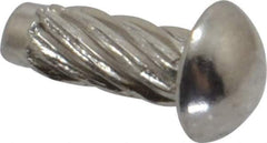Value Collection - #6 Round Head Sheet Metal Screw - Stainless Steel, 3/8" Length Under Head, ASME B18.6.3 & ASME B18.6.4, Grade 18-8 - Industrial Tool & Supply