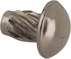 Value Collection - #8 Round Head Sheet Metal Screw - Stainless Steel, 1/4" Length Under Head, ASME B18.6.3 & ASME B18.6.4, Grade 18-8 - Industrial Tool & Supply