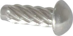 Value Collection - #8 Round Head Sheet Metal Screw - Stainless Steel, 1/2" Length Under Head, ASME B18.6.3 & ASME B18.6.4, Grade 18-8 - Industrial Tool & Supply