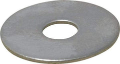 Value Collection - 1/4" Screw, Grade 18-8 Stainless Steel Fender Flat Washer - 9/32" ID x 1" OD, 0.05" Thick - Industrial Tool & Supply