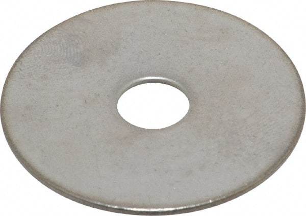 Value Collection - 5/16" Screw, Grade 18-8 Stainless Steel Fender Flat Washer - 11/32" ID x 1-1/2" OD, 0.06" Thick - Industrial Tool & Supply