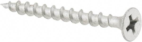 Value Collection - #6 Bugle Head, Phillips Steel Deck Screw - 1-5/8" OAL, Galvanized, Grade 2 - Industrial Tool & Supply