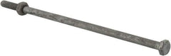 Value Collection - 1/4-20 Thread, 7" Length Under Head, Steel Hex Head Bolt - Hot Dipped Galvanized Coated, 7/16" Hex, ANSI/ASME B18.2.2 & ASME B18.2.1, Grade 2 - Industrial Tool & Supply