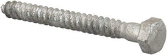 Value Collection - 5/16" Screw, 3" Length Under Head, Steel, Hex Head Lag Screw - Hot Dipped Galvanized, AISI 1006, ASME B18.2.1 Fastner, Grade 1006-1022 - Industrial Tool & Supply