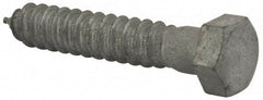 Value Collection - 5/8" Screw, 3-1/2" Length Under Head, Steel, Hex Head Lag Screw - Hot Dipped Galvanized, AISI 1006, ASME B18.2.1 Fastner, Grade 1006-1022 - Industrial Tool & Supply