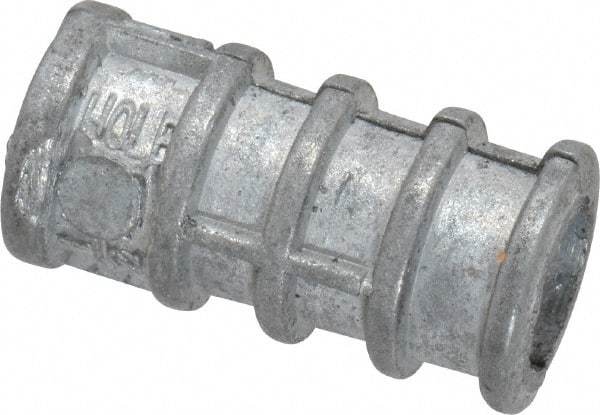 Value Collection - 1/4" Diam, 1/2" Drill, 3-1/2" Min Embedment Lag Shield Concrete Anchor - Alloy Steel - Industrial Tool & Supply