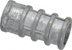 Value Collection - 1/4" Diam, 1/2" Drill, 3-1/2" Min Embedment Lag Shield Concrete Anchor - Alloy Steel - Industrial Tool & Supply