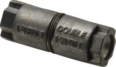 Value Collection - 1/4" Diam, 1/2" Drill, 1" OAL, Double Expansion Concrete Anchor - Zinc - Industrial Tool & Supply