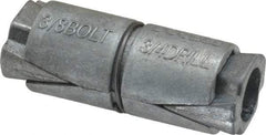 Value Collection - 3/8" Diam, 3/4" Drill, 1-1/2" OAL, Double Expansion Concrete Anchor - Zinc - Industrial Tool & Supply
