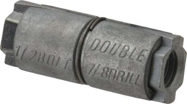 Value Collection - 1/2" Diam, 7/8" Drill, 2" OAL, 1" Min Embedment Double Expansion Concrete Anchor - Zinc - Industrial Tool & Supply