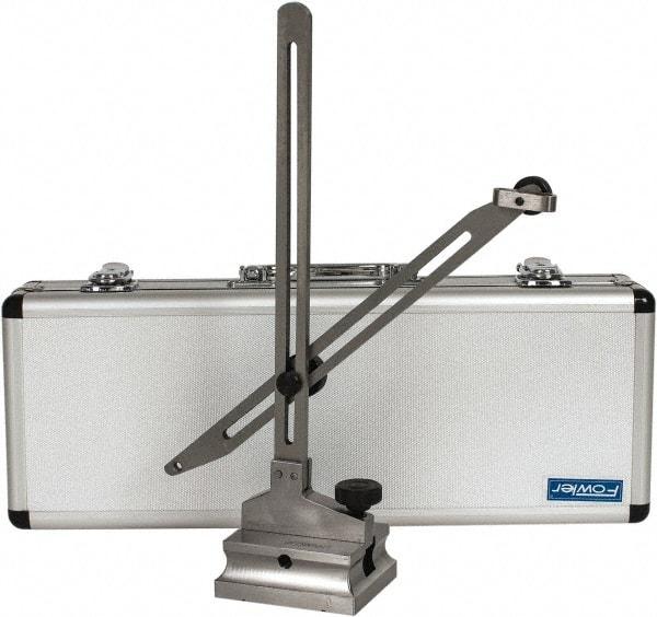 Fowler - Indicator Transfer Stand - 12" High, 3.54" Base Length x 3" Base Width, Includes Holder - Industrial Tool & Supply