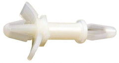 Made in USA - 1/4" Body Length, Nylon Lock Mount - Lock Style - Industrial Tool & Supply