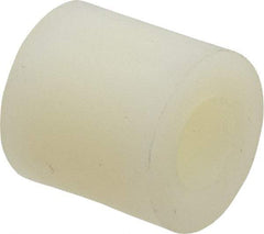 Made in USA - 0.257" ID x 1/2" OD, 1/4 Screw, Grade 6/6 Nylon Female Unthreaded Circuit Board Spacer - Round Body, 1/2" OAL - Industrial Tool & Supply