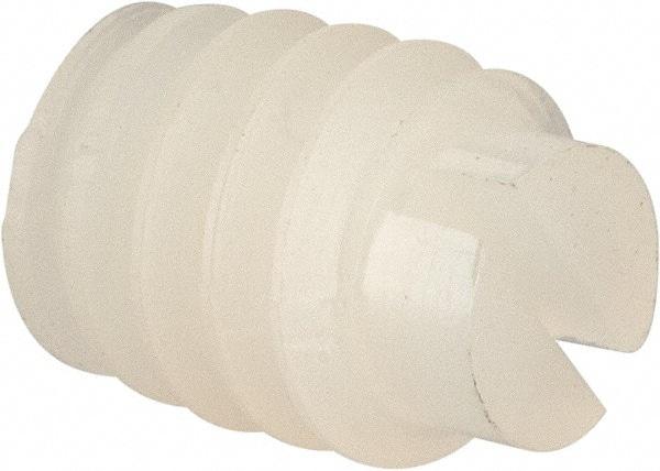 Made in USA - 1/4-20 UNC, 1/4" Length of Thread, Soft Tip Point Set Screw - Nylon - Industrial Tool & Supply