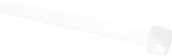 Made in USA - #4-40 UNC Hex Socket Drive, Socket Cap Screw - Grade 6/6 Nylon, Uncoated, Fully Threaded, 1" Length Under Head - Industrial Tool & Supply