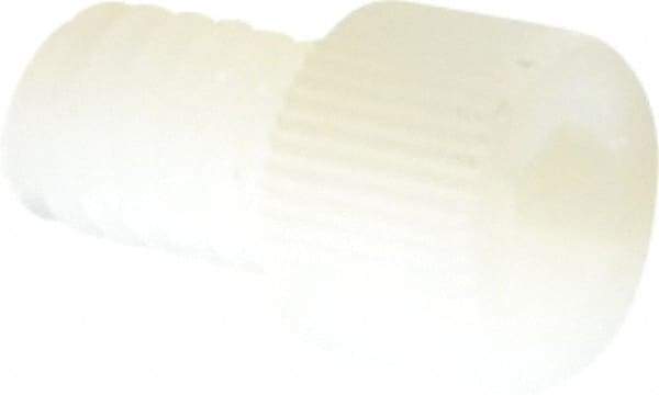 Made in USA - 1/4-20 UNC Hex Socket Drive, Socket Cap Screw - Grade 6/6 Nylon, Uncoated, Fully Threaded, 3/8" Length Under Head - Industrial Tool & Supply