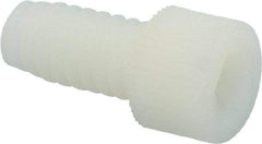 Made in USA - 1/4-20 UNC Hex Socket Drive, Socket Cap Screw - Grade 6/6 Nylon, Uncoated, Fully Threaded, 1/2" Length Under Head - Industrial Tool & Supply