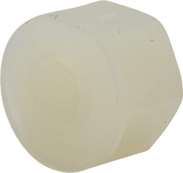 Made in USA - #4-40 UNC Hex Lock Nut with Nylon Insert - 1/4" Width Across Flats, 5.08mm High - Industrial Tool & Supply