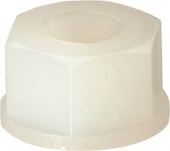 Made in USA - #6-32 UNC Hex Lock Nut with Nylon Insert - 5.08mm High - Industrial Tool & Supply