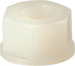 Made in USA - #8-32 UNC Hex Lock Nut with Nylon Insert - 5.84mm High - Industrial Tool & Supply