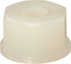 Made in USA - #10-24 UNC Hex Lock Nut with Nylon Insert - 1/4" High - Industrial Tool & Supply