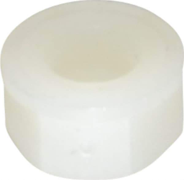 Made in USA - 1/4-20 UNC Hex Lock Nut with Nylon Insert - 6.99mm High - Industrial Tool & Supply